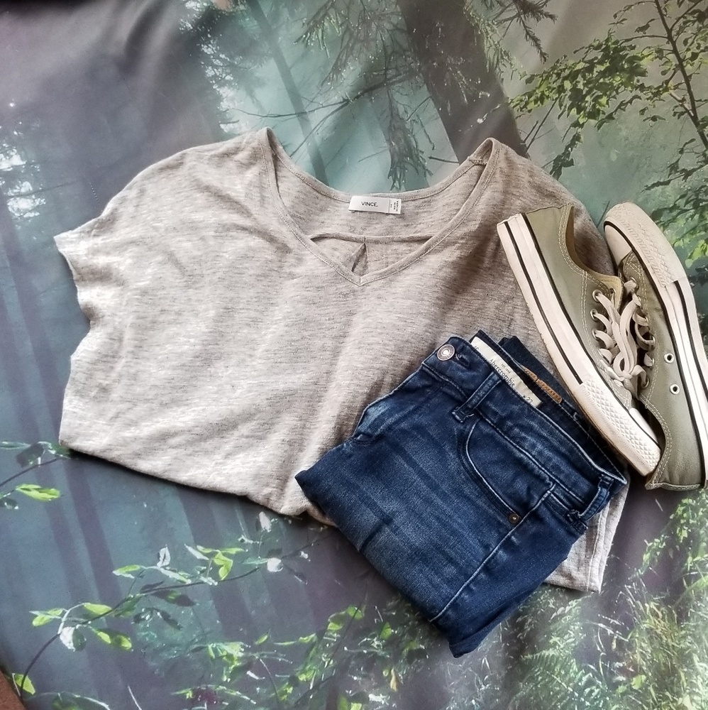 Vince Heather Grey Top